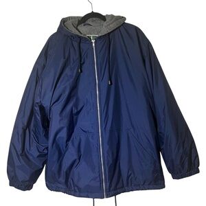 WearGuard Navy Blue Insulated Stadium 1473 Jacket Large